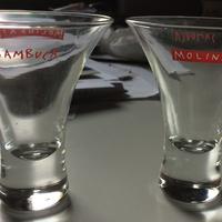 6 bicchieri sambuca usati