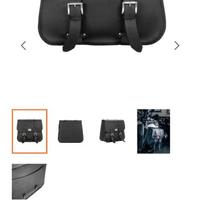 Borsa laterale harley davidson moto guzzi triumph