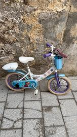 Bici bimba 4/8 anni con rotelle