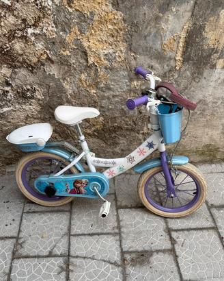 Bici bimba 4/8 anni con rotelle