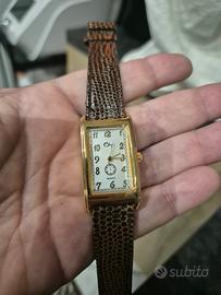 Orologio vintage rettangolare Swiss Quartz – Cassa