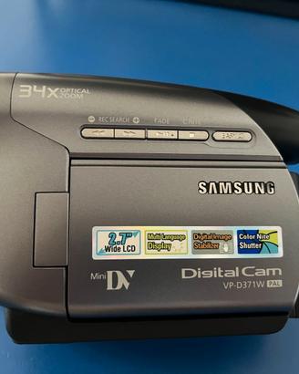 Videocamera MiniDV Samsung VP-D371W + Custodia