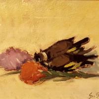 Quadro dipinto Bartolena Giovanni
