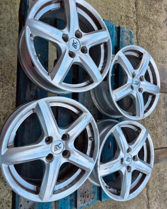 Cerchi in lega 16", 4x100, ET48, con sensori