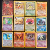 Lotto carte pokemon vintage