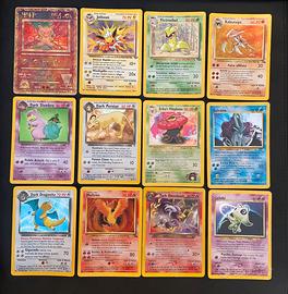 Lotto carte pokemon vintage