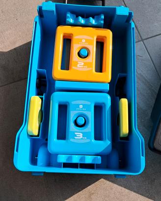 Pesi barra Domyos trolley 