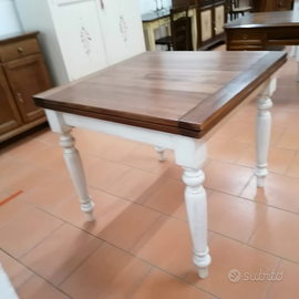 Tavolo a libro massello arredamento country