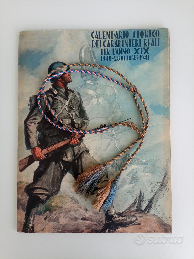 Calendario Storico dei Carabinieri Reali 1941 - Collezionismo In vendita a  Potenza