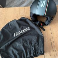 Casco Jet Scooter JFM nero bandiera Italia S helme