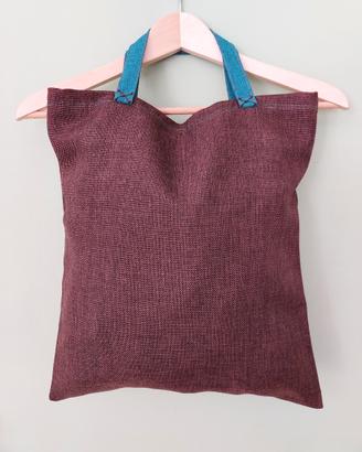 Borsa shopper homemade marrone di alta qualità.