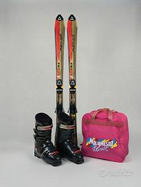 Sci + Scarponi n.40 + Bacchette + Borsa