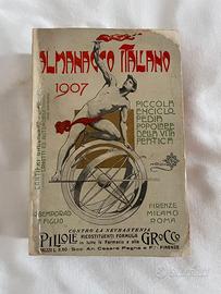 Libro antico "Almanacco Italiano" 1907