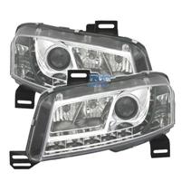 FARI FIAT STILO 01-08 LUCE DIURNA FONDO CROMATO