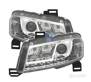 FARI FIAT STILO 01-08 LUCE DIURNA FONDO CROMATO