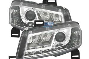 FARI FIAT STILO 01-08 LUCE DIURNA FONDO CROMATO