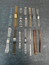 Lotto 14 bracciali usati per orologio