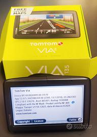 Navigatore TomTom Via135 con Mappe Europa 2025