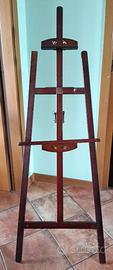 Cavalletto da pittura in legno regolabile