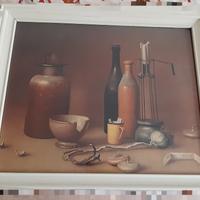 Proferio Grossi stampa natura morta 1970