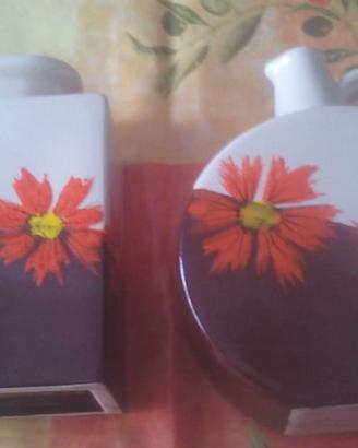 Coppia vasi in ceramica