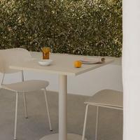 Tavolo da giardino quadrato in metallo 70x70