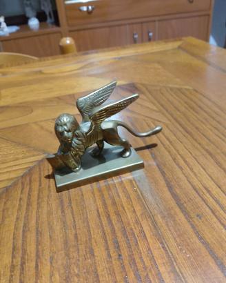 Leone di San Marco Alato in Ottone - Vintage Venez