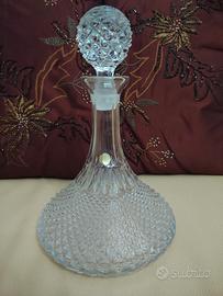 Bottiglia Decanter in Cristallo Lavorato Vintage