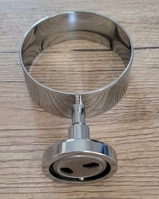 Porta bicchiere bagno Bertocci cromato nuovo