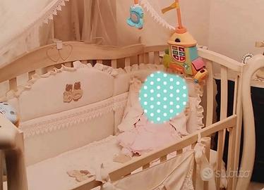 Culla neonato colore avorio come nuova