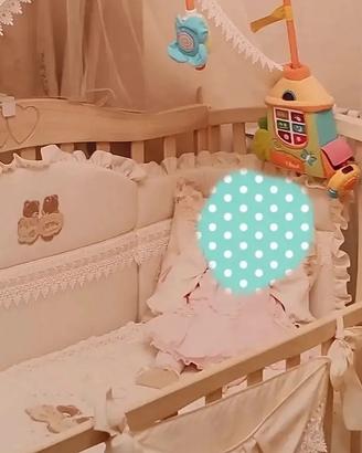 Culla neonato colore avorio come nuova