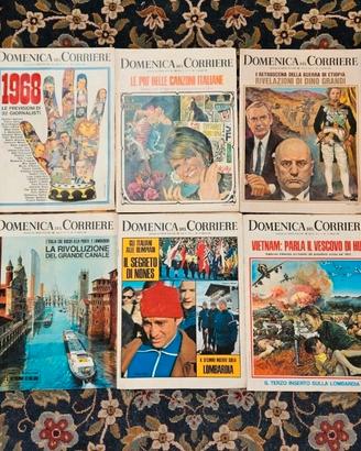 Collezione completa Domenica del Corriere 1968 