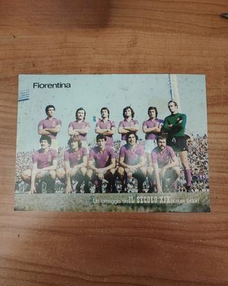 Cartolina Rara ACF Fiorentina 1975/1976