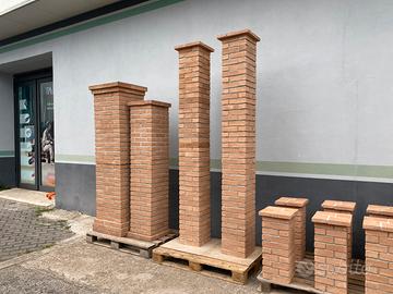 Colonne veri mattoni per porticati gazebi recinzio