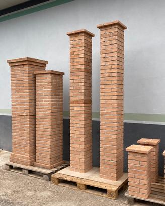 Colonne veri mattoni per porticati gazebi recinzio