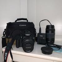 Fotocamera Canon reflex EOS 1200D con Accessori