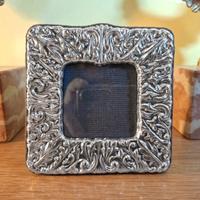 Cornice Portafoto Argento 925 anni 70 foto cm 7x7