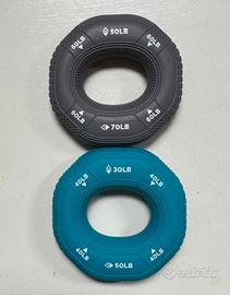 Set 2 grip ring da 30 lb a 70 lb hand grip gripper