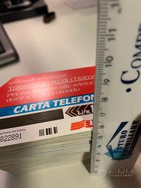 carte telefoniche telecom sip anni 90