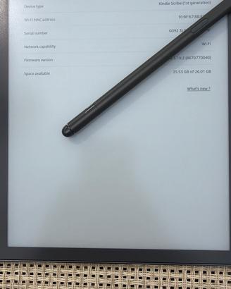 Kindle scribe prima generazione 26 gb