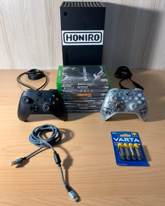 Xbox Series X + 9 giochi + 2 controller + cavi