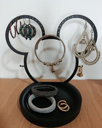 Portagioie e porta orecchini elegante Topolino 