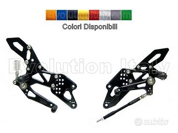 Pedane arretrate racing per YAMAHA