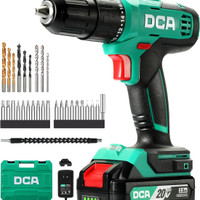 DCA Trapano a percussione a batteria 20V, 40 Nm, m