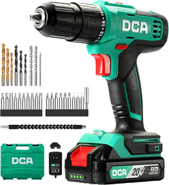 DCA Trapano a percussione a batteria 20V, 40 Nm, m