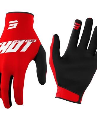 GUANTO MOTO CROSS FUORISTRADA SHOT BURST ROSSO