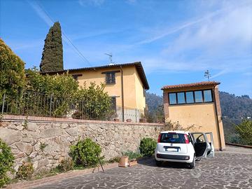 Panoramica Villa + dependance + oliveta