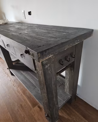 Consolle Design Unica - Stile Banco da Lavoro in L