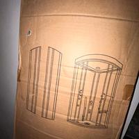 Cabina Doccia Idromas. Semicircolare90x90x225cm