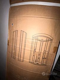 Cabina Doccia Idromas. Semicircolare90x90x225cm